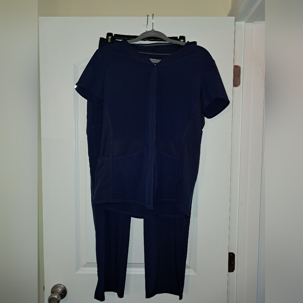 Navy Women's Scrubstar Nurse Scrub Set